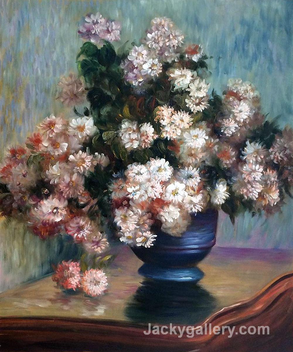 Chrysanthemums by Claude Monet paintings reproduction